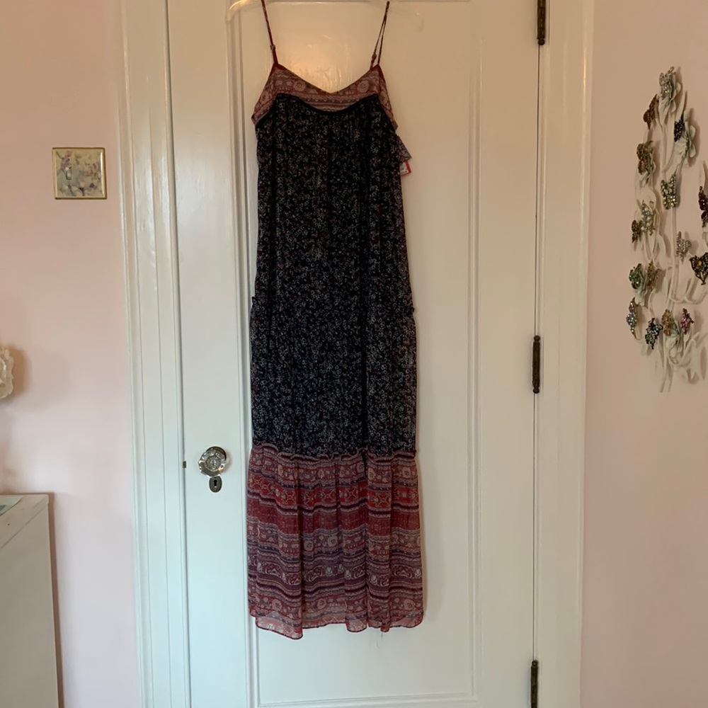 New with tags Xhilaration Red, White & True collection maxi sundress.
